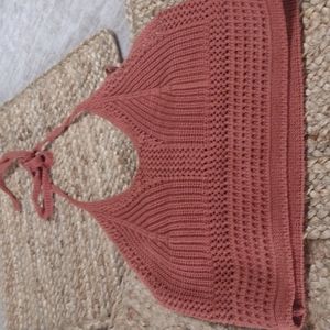 Aerie knitted crop top